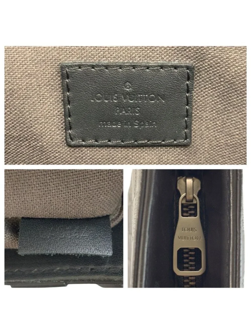 Louis Vuitton Damier Infini Tadao PM Onyx Black Tote Business